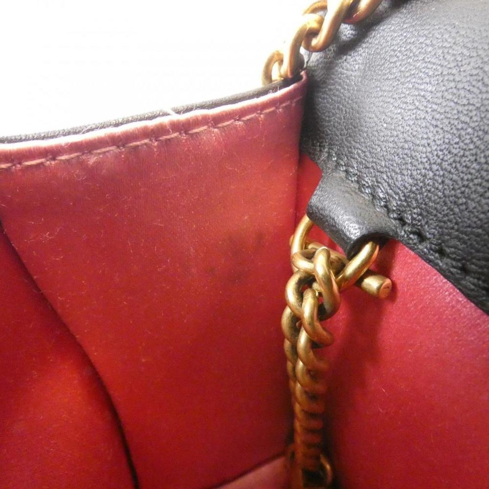 GUCCI Black GG Marmont Shoulder Bag - Picture 8 of 8